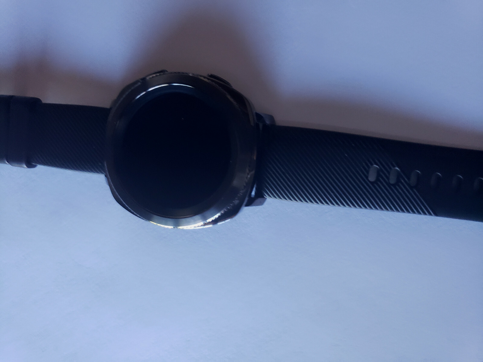 Black Gray Samsung Gear Sport SM-R600 Smartwatch – Works but SOLD-AS-IS – Read