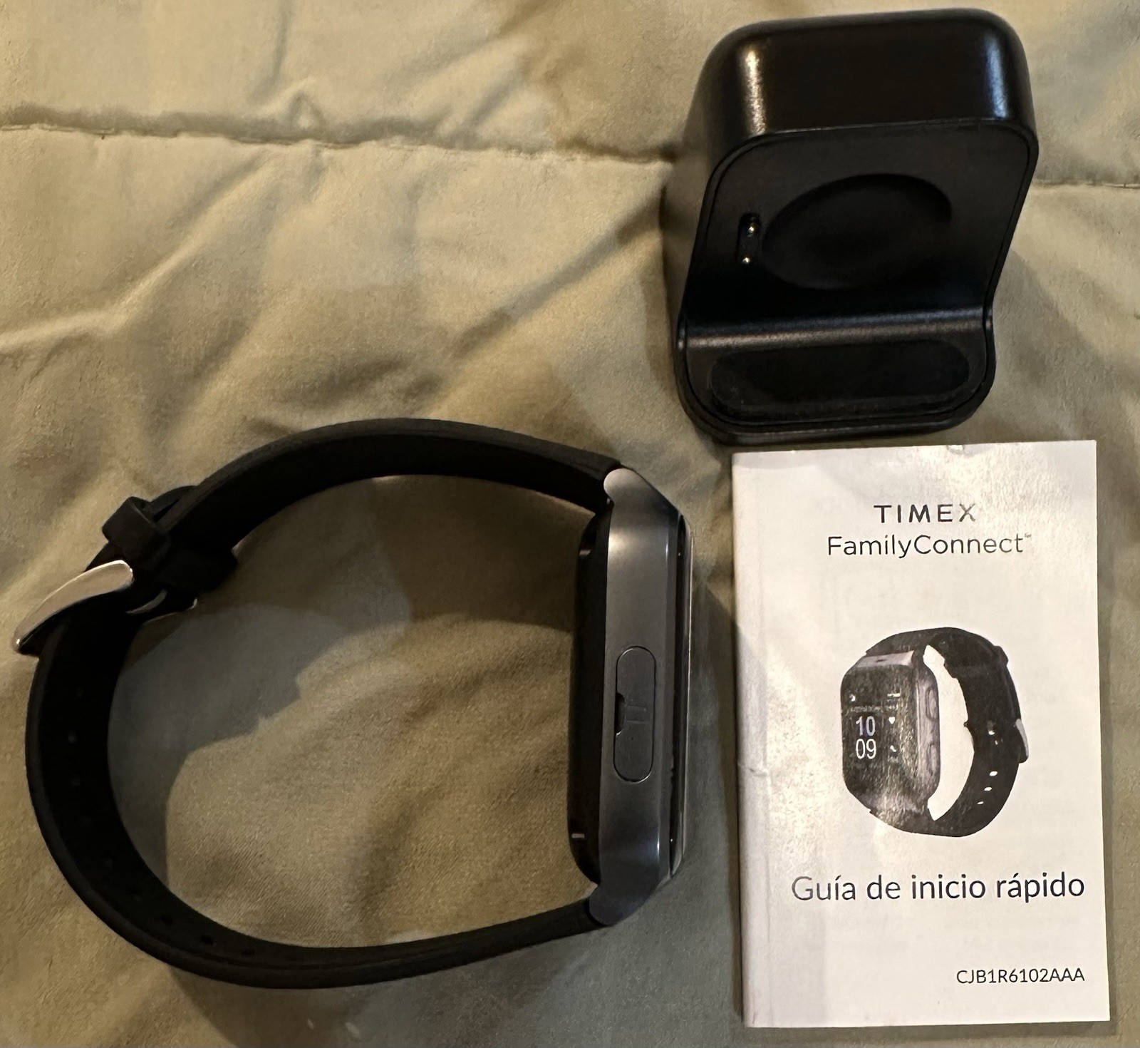 Timex Family Connect Senior 4G Smart Watch Black 4G LTE GPS SOS