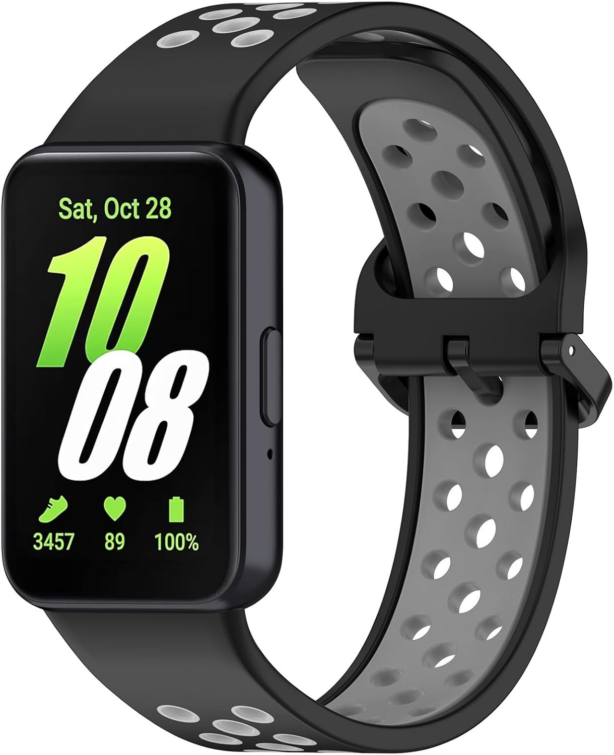 Silicone Sport Strap Compatible with Samsung Galaxy Fit 3 2024 SM-R390
