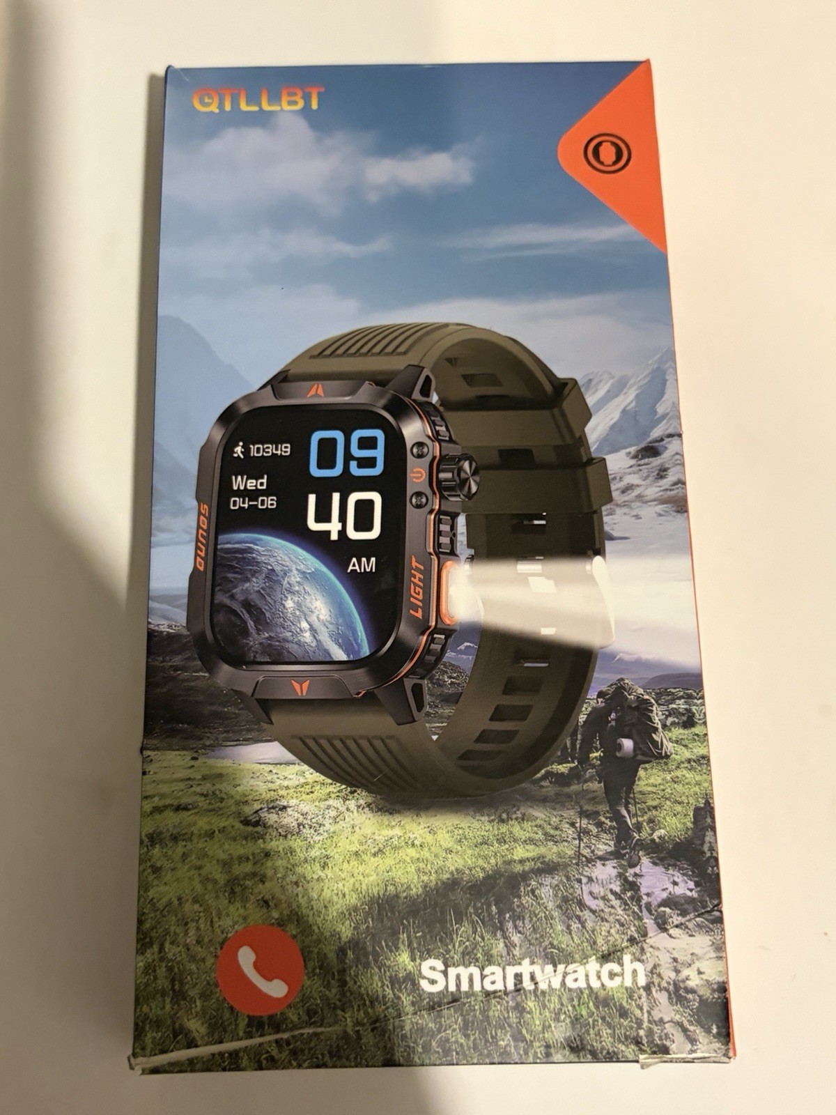 HT26 Smart Watch – 600mAh, 5v/1A, Fitness Tracker, New Open Box