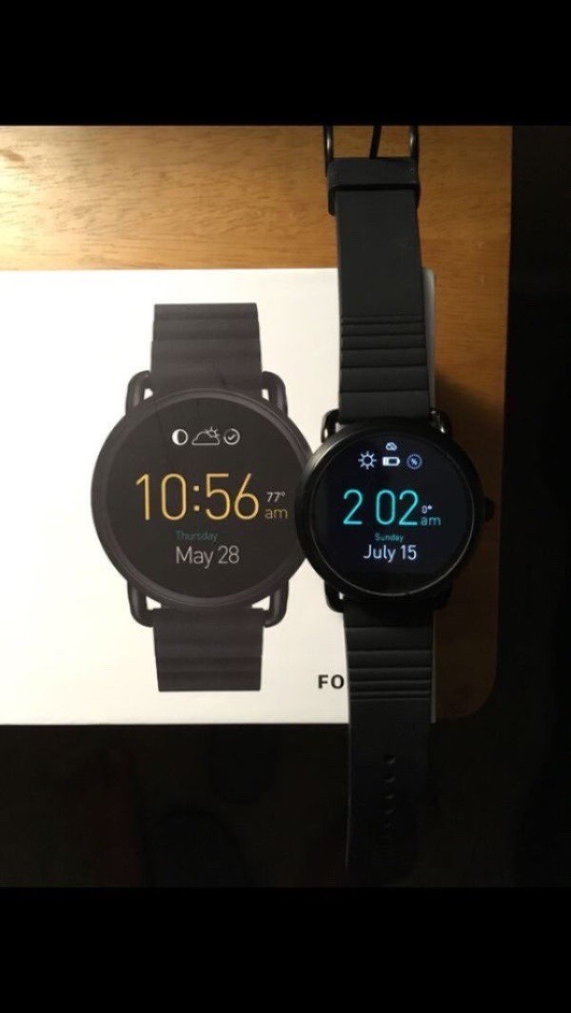 Fossil Gen 5 4mm Black Silicone Black Smartwatch – FTW4025