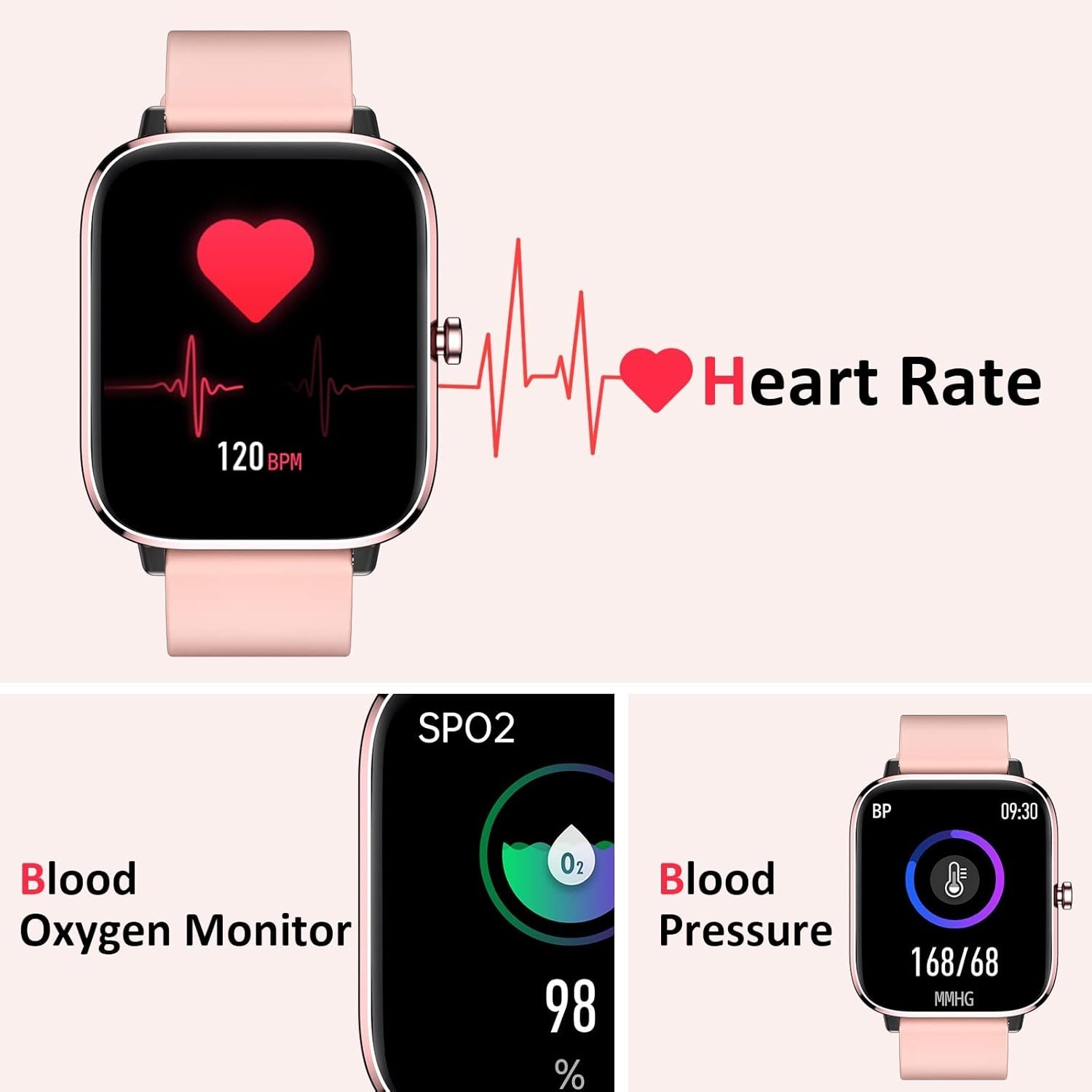 Reloj Inteligente Para iPhone Android De Mujer Smart Watch Pantalla Táct NEW US.