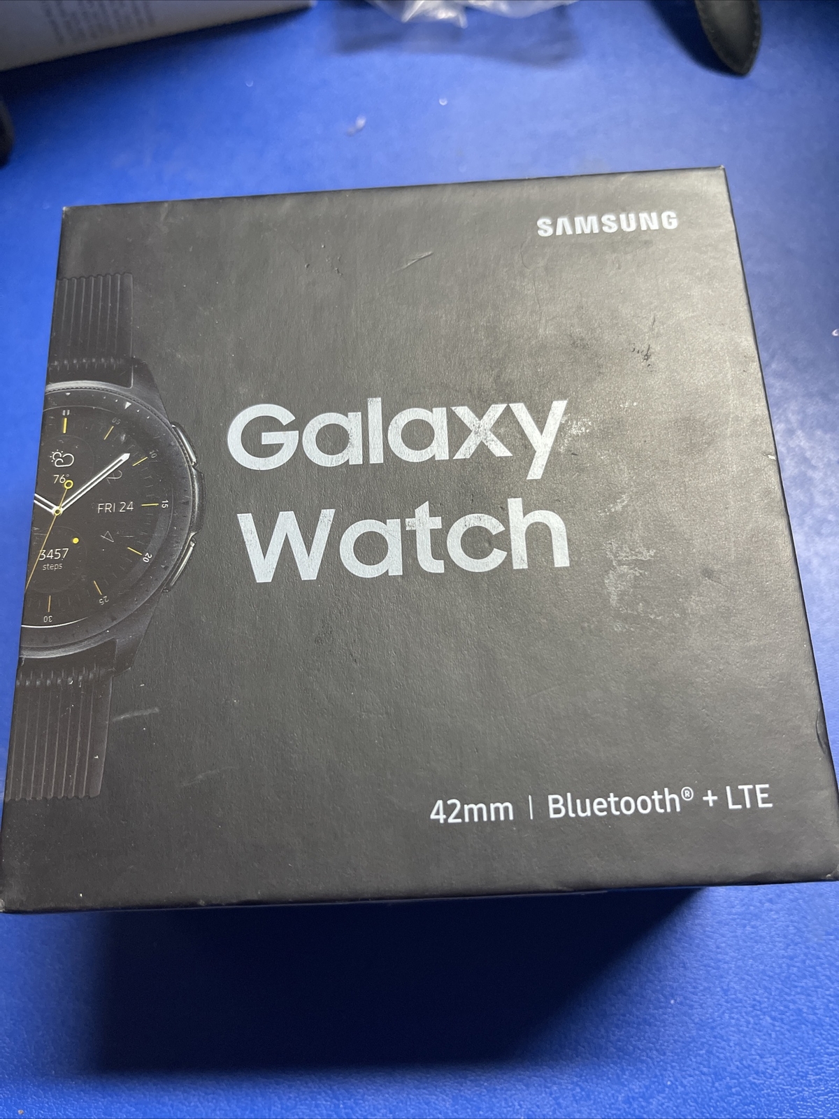 Samsung Galaxy Watch SM-R815U 42mm GPS + LTE Cellular Bluetooth – Black