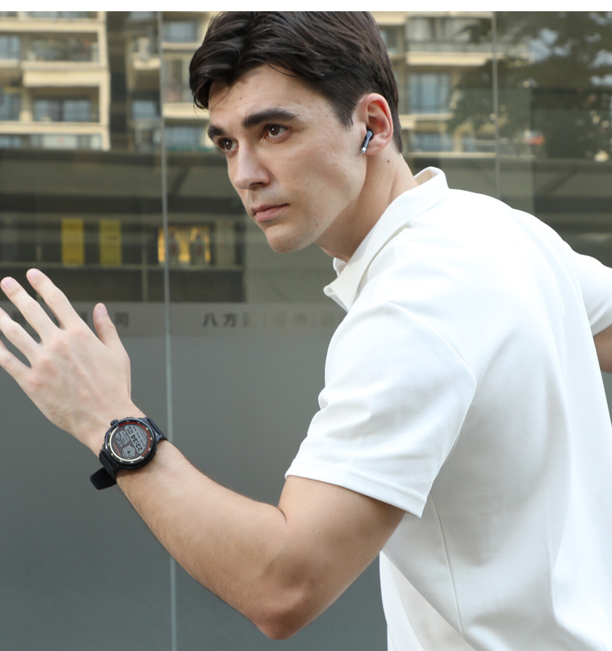 Smart Watch with Earbuds Touch Screen Sports Fitness Tracker for Men Women