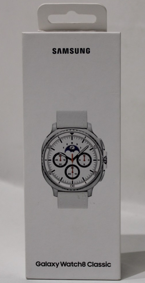 Samsung Galaxy Watch8 Classic 46mm Stainless Steel L500 White Sealed New