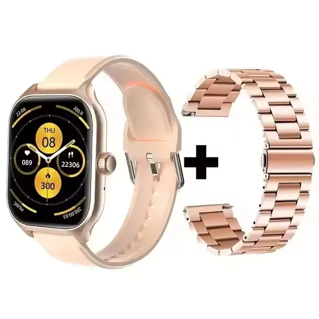 Smart Watch Bluetooth Call 2.01″ HD Screen Heart Rate Monitor Fitness Tracker