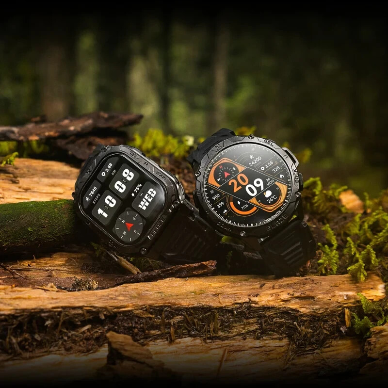 CARBINOX “BLAZE TYPE S ” Tactical Military Smartwatch IP69K Black – NEW OPEN BOX