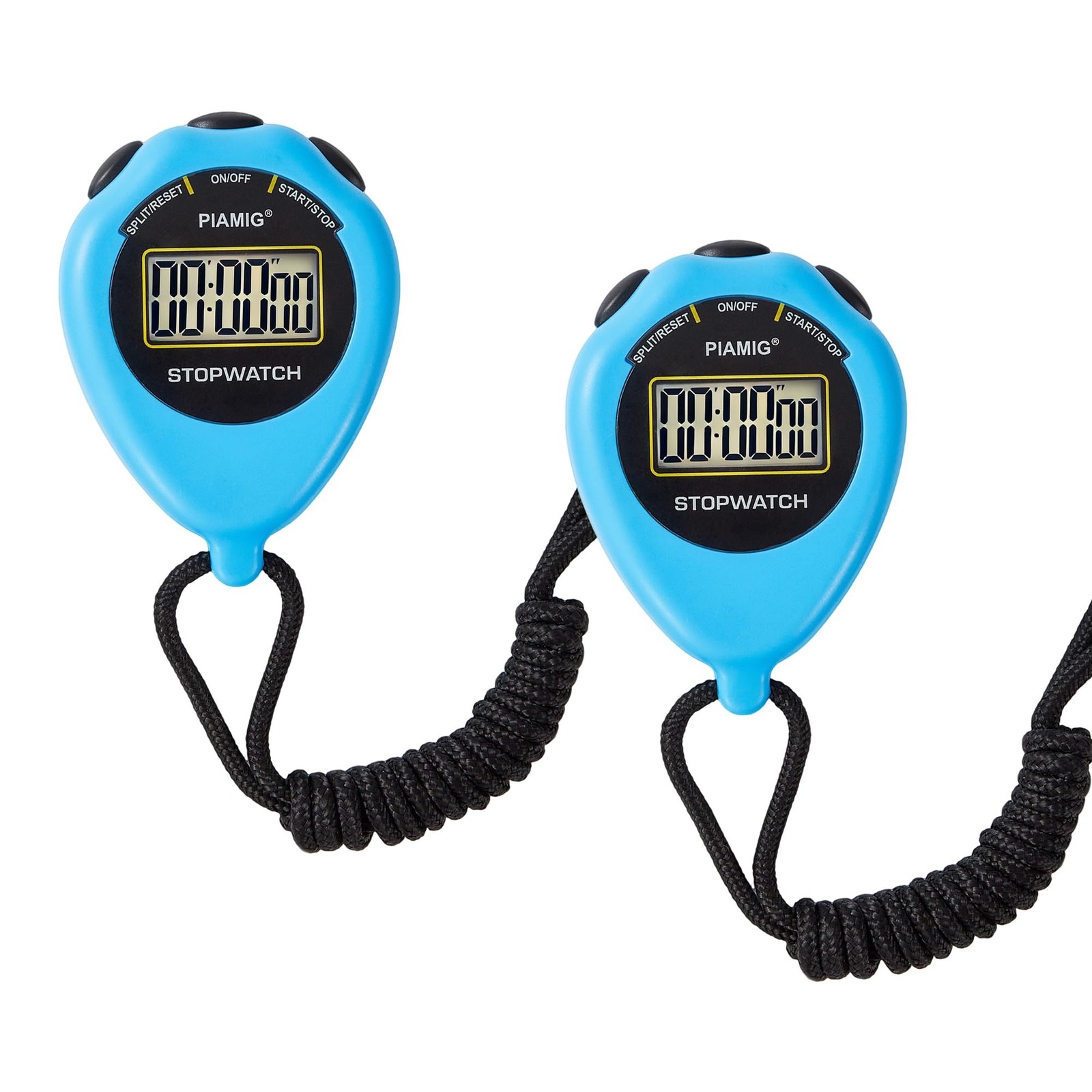 Simple Stopwatch Sport Timer Only Stopwatch Mode, 2 Pack Large Display Digita…