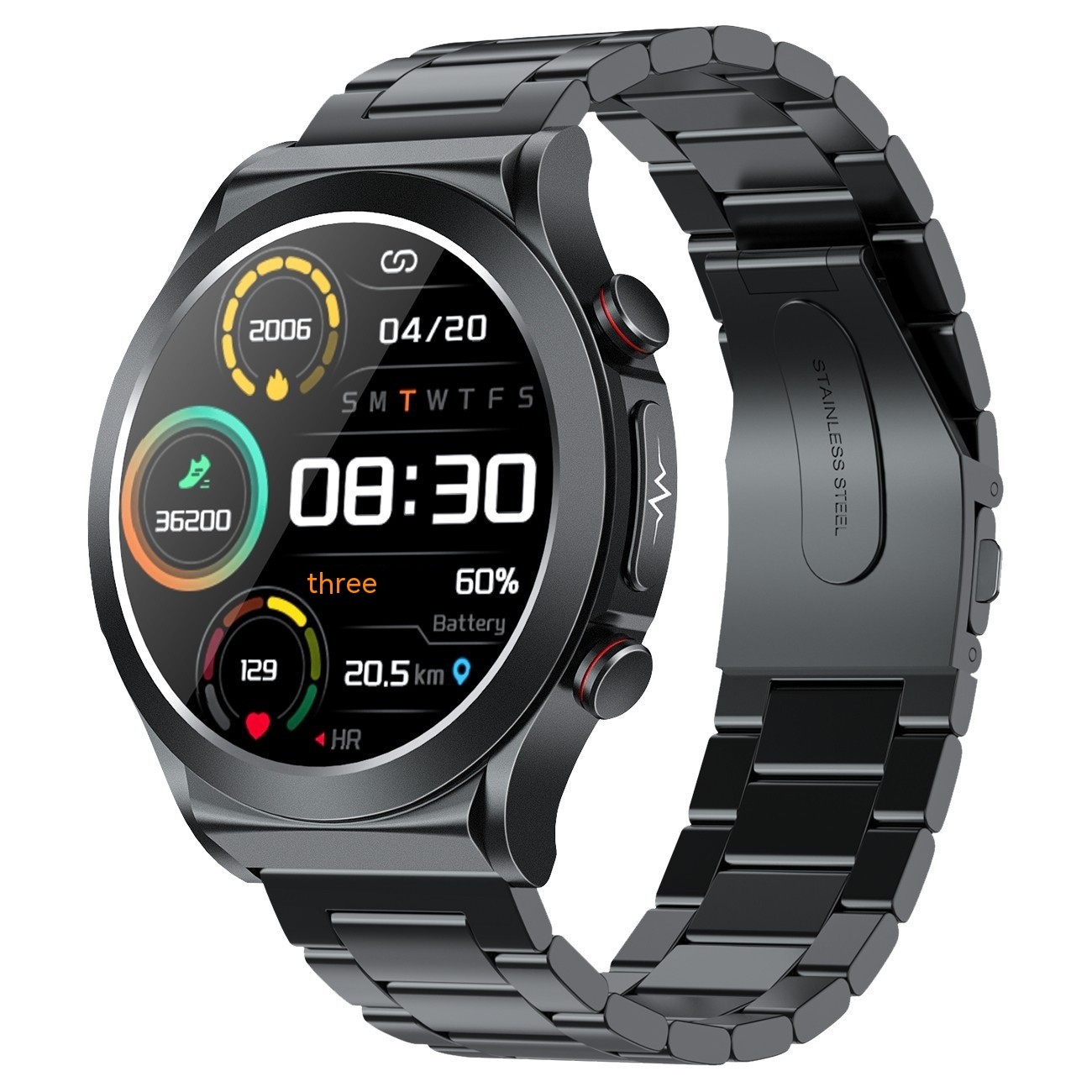 Bluetooth Smart Watch Waterproof Fitness Tracker Heart Rate Pulse Monitor