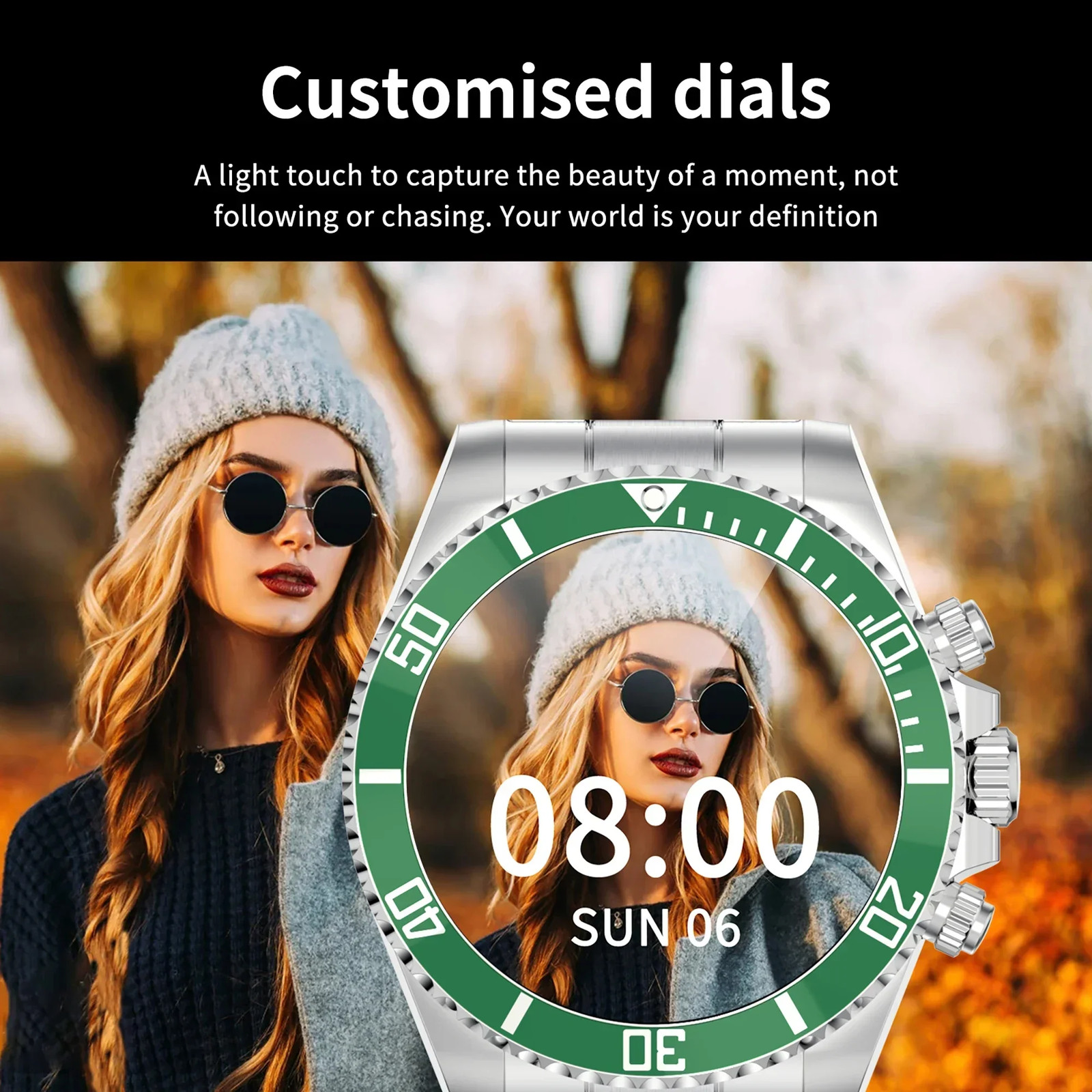 Luxury Smart Watch Blood Pressure Health Sport & Fitness Tracker Waterproof