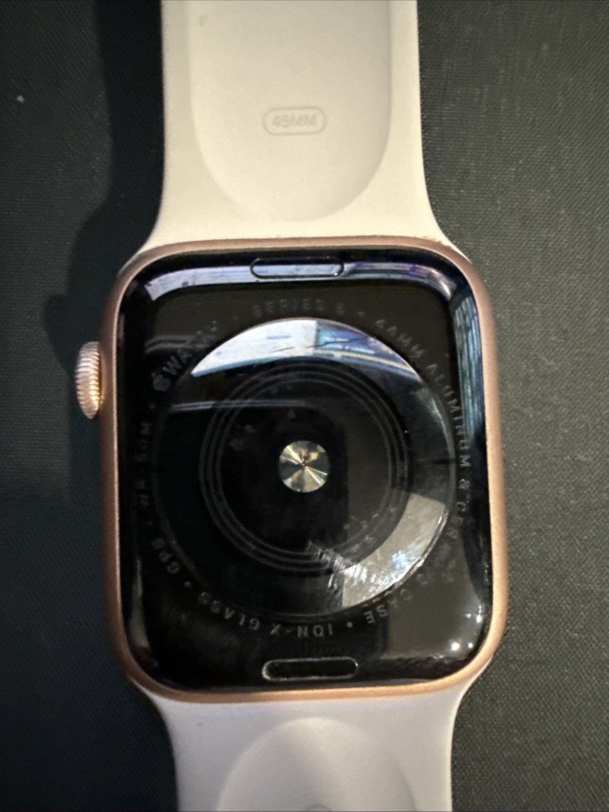 Apple Watch Series 5 44mm Aluminum Ceramic Case 10N-X Glass, GPS, WR-50M