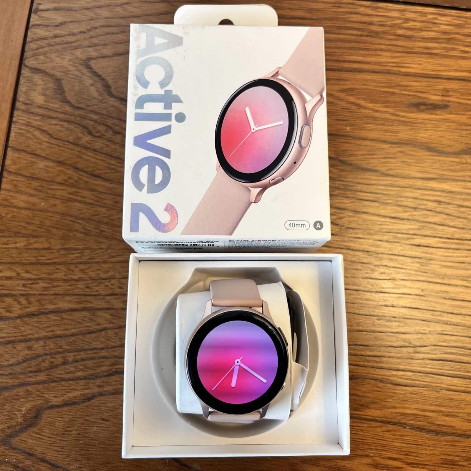 Samsung Galaxy Watch Active 2 SM-R830 40mm Aluminum Case with Sport Band PARTS!