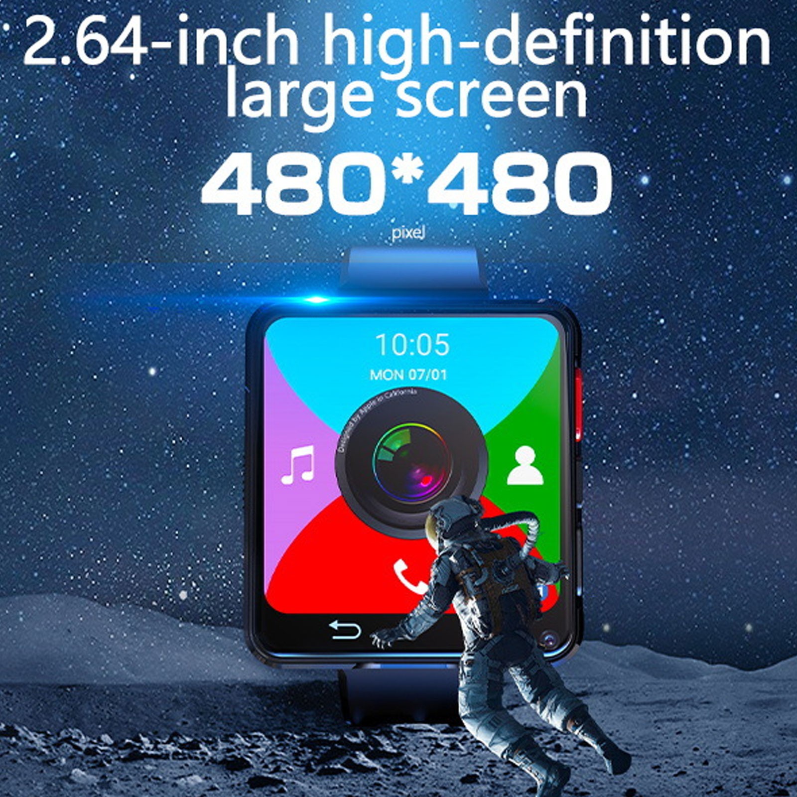 New S998 4G Smart Watch Android 11.0 OS 2.64inch Screen Heart Rate Sleep Monit5i