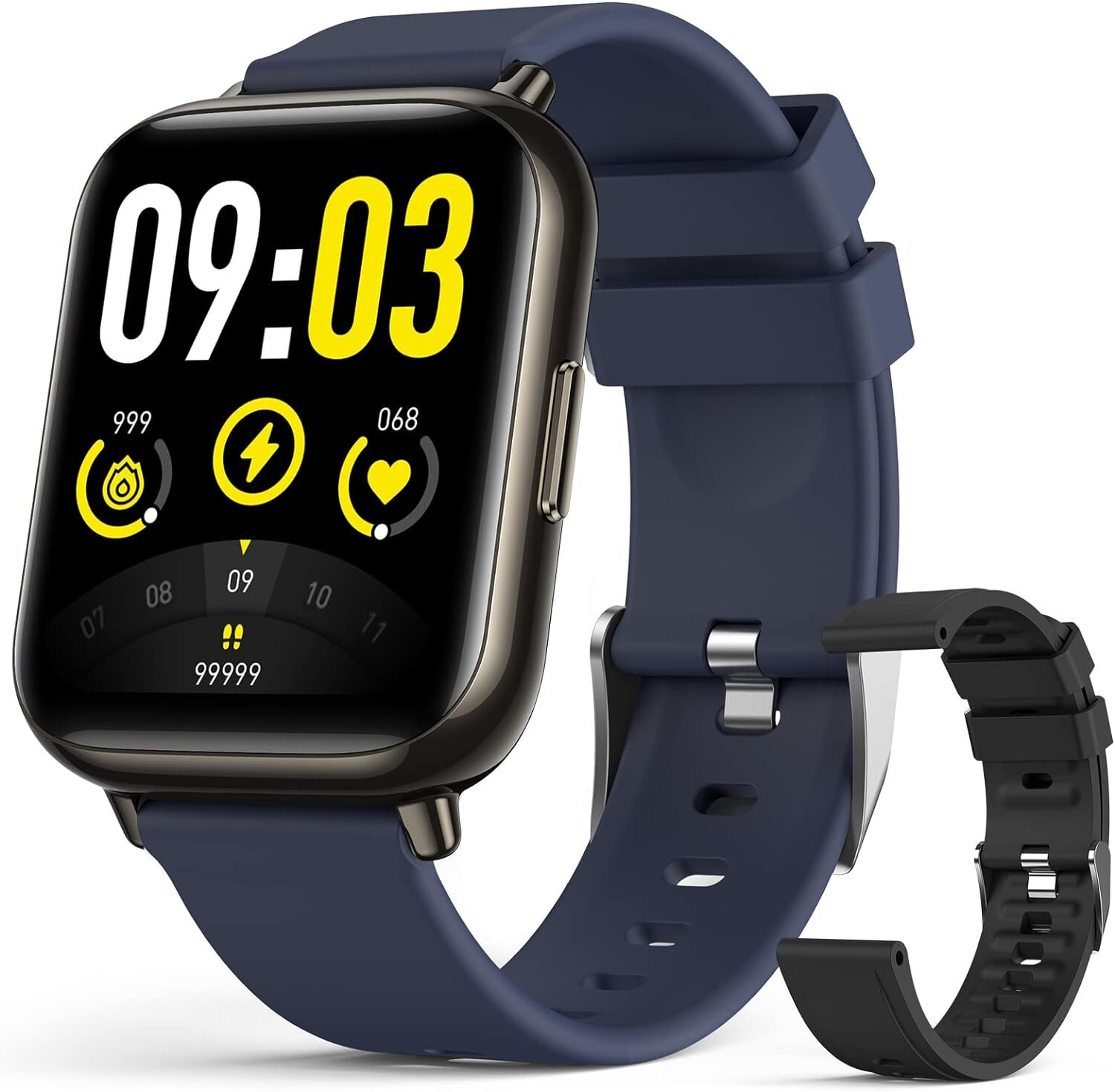 Waterproof Smartwatch Android/iOS Fitness Heart Rate Monitor for Men & Women