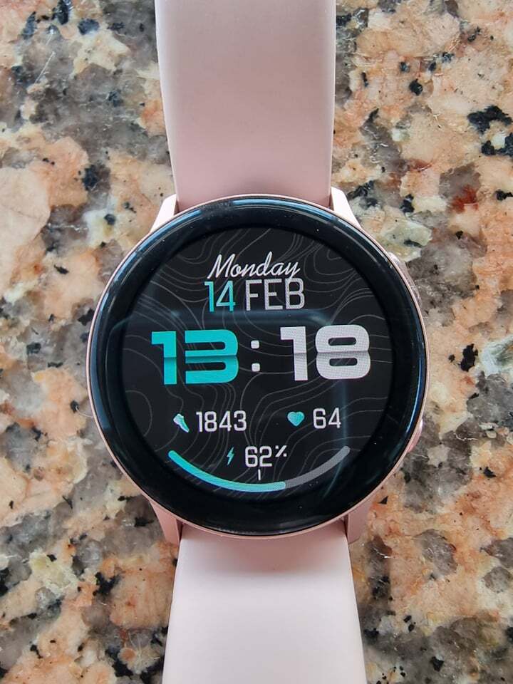 Samsung Galaxy Watch Active2 40mm Aluminum Case with Sport Band – Pink Gold (LT