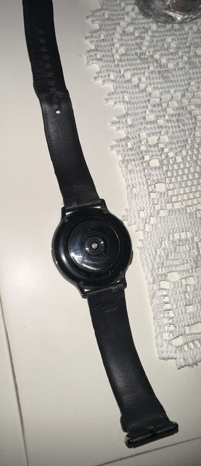Samsung Galaxy Watch Active 2 SM-R825 44mm Stainless Steel Case with Leather…