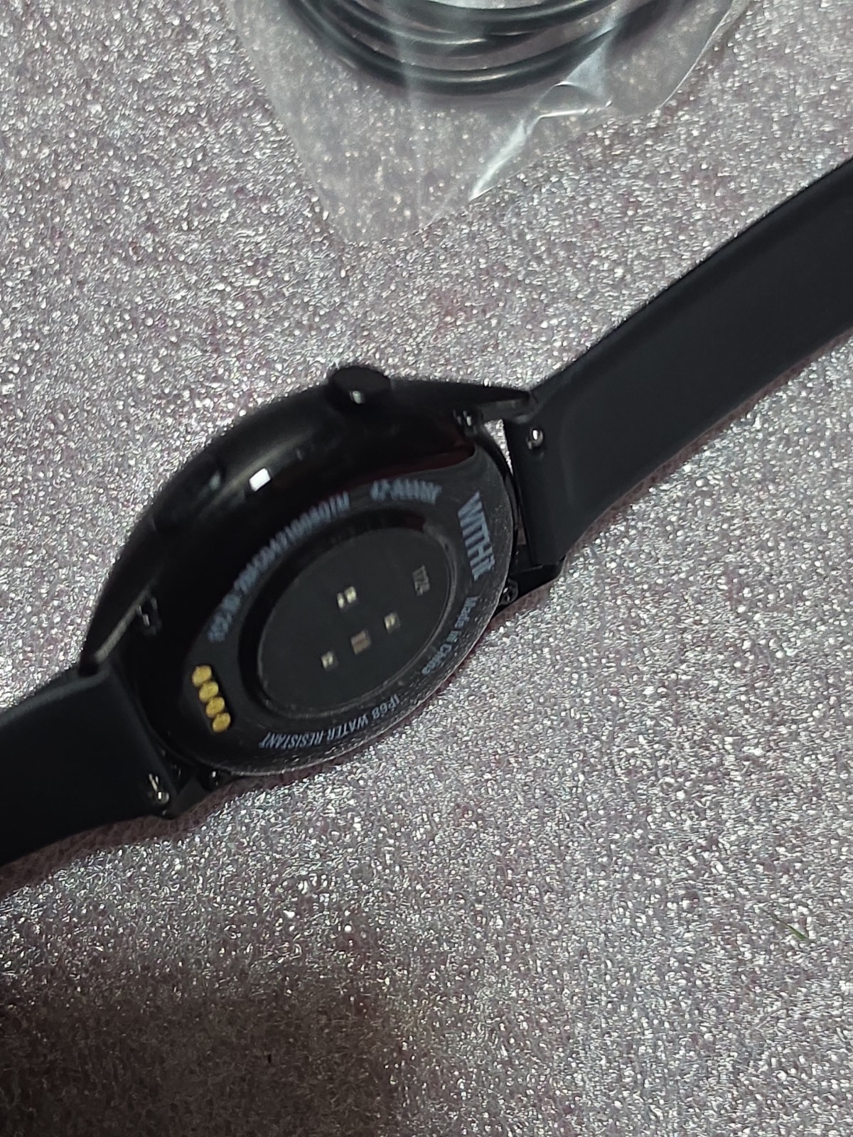WITHit DECA Smartwatch AMOLED Touchscreen Heart Rate Step Counter Black