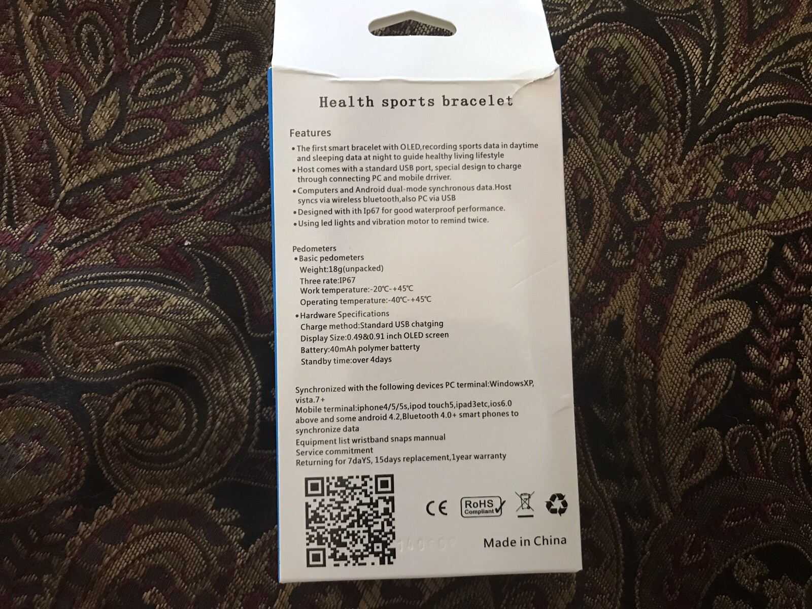 Health Sports Smart Bracelet