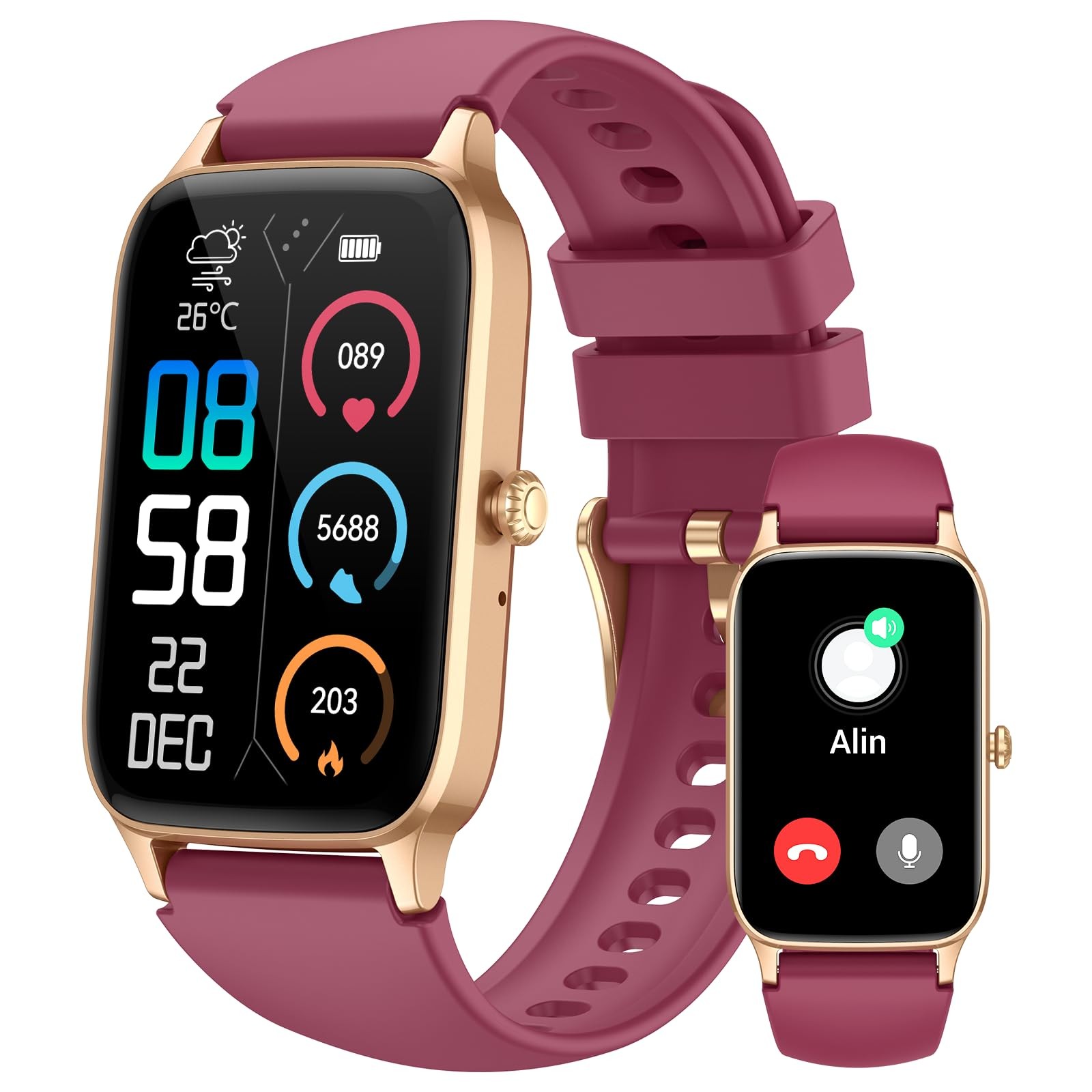 Smart Watch for Women Men, 1.57″ Smartwatch (Answer/Make Call), 2025 NEW Fitn…