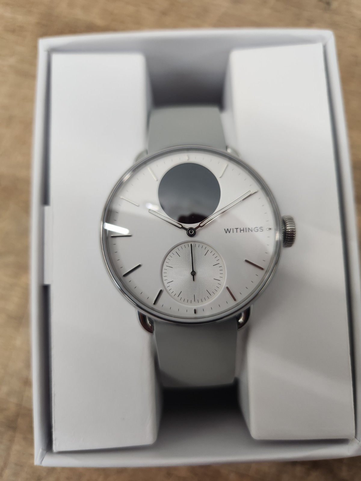 Withings ScanWatch 2 38mm White Heart Health Hybrid Smartwatch -NEW/OPEN BOX-