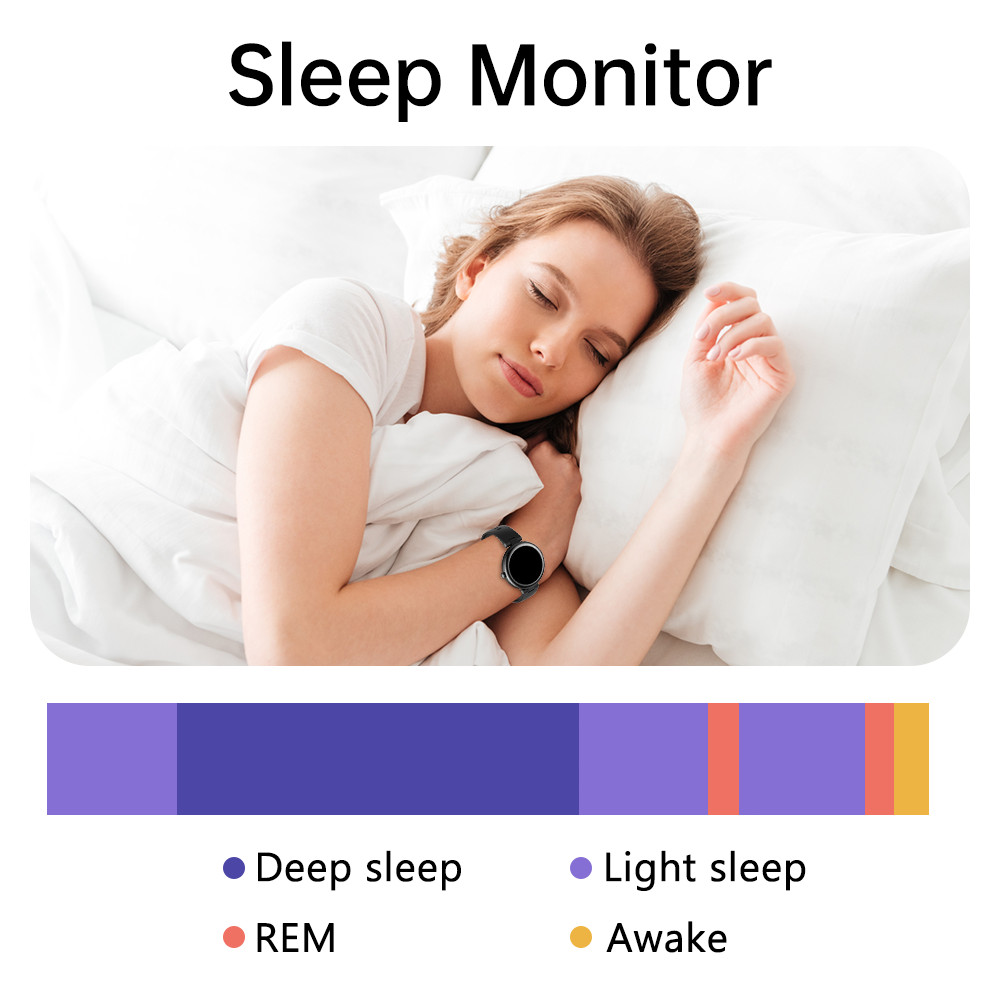Waterproof Smart Watch for Men Women Compatible with iPhone/Android Phones