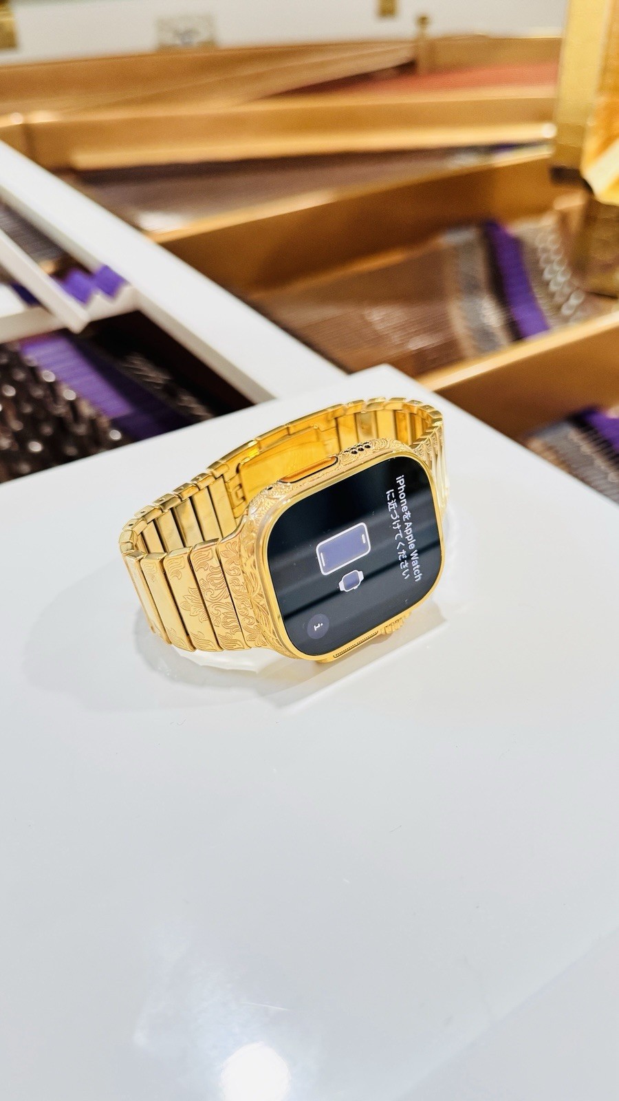 ✅ Custom 24k Gold Apple Watch Ultra 2 Engraved + Luxury Box | Authentic ✅