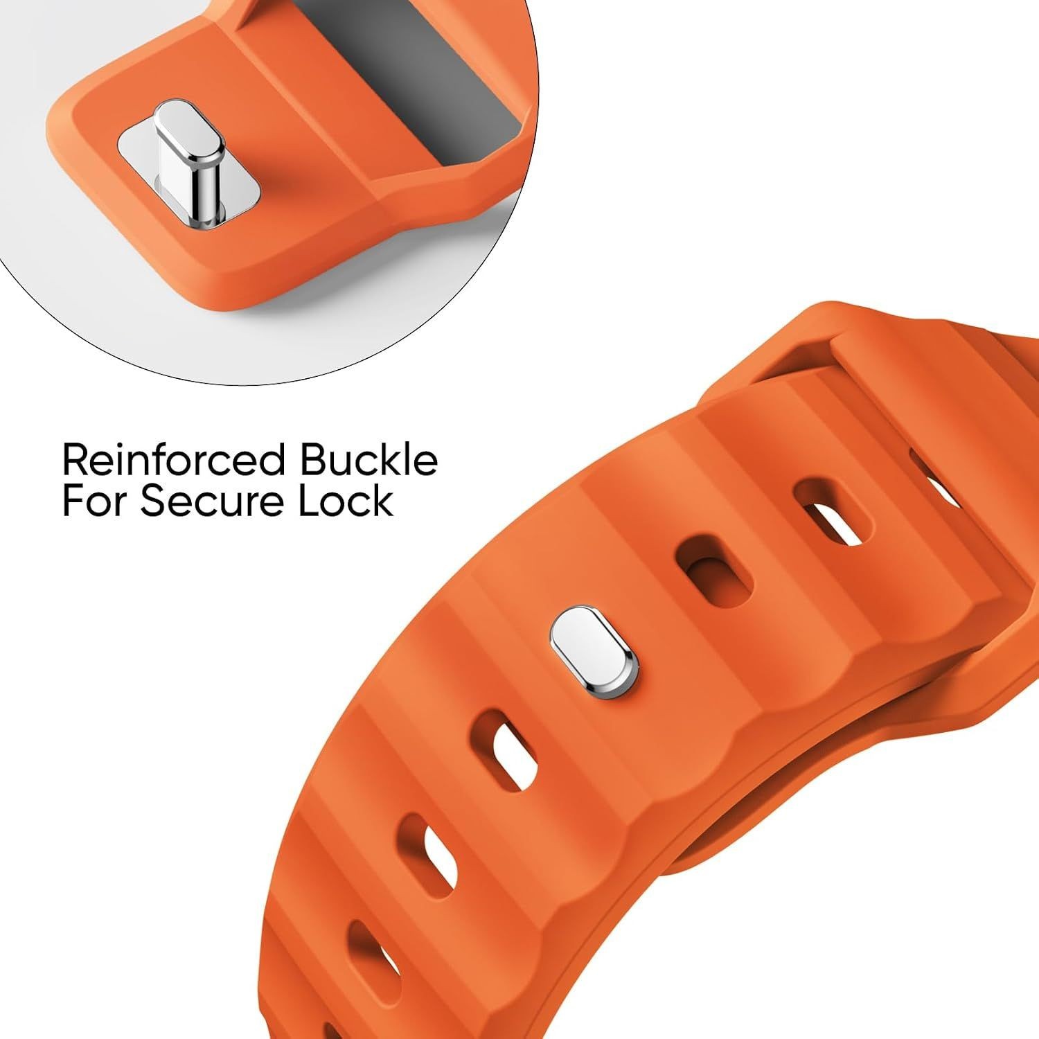 6-Pack Waterproof Silicone Bands for Apple Watch Ultra 49mm, Soft & Comfortable