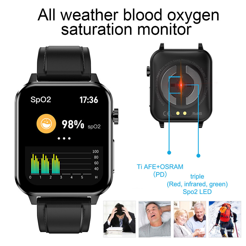 Men Smart Watch Sleep Monitor Smartwatch 1.7 inch Women Sport Modes Bracelet