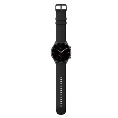 Elegant Amazfit GTR 2 smartwatch in Sport Black Water resistance AMOLED