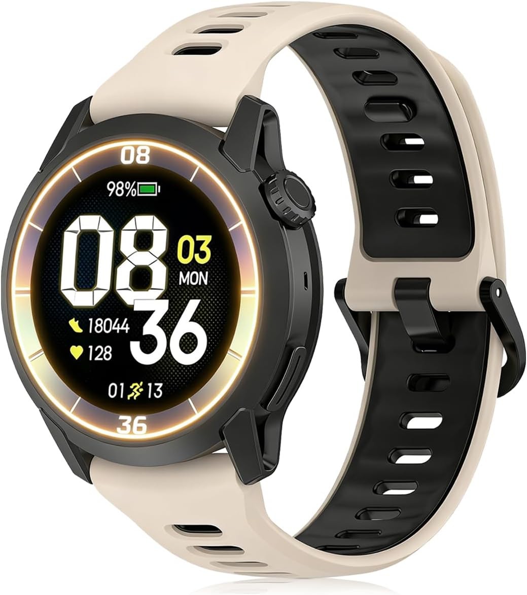 Silicone Bands for COROS PACE 3/4, APEX PRO/2 46mm, Replacement Smartwatch Strap