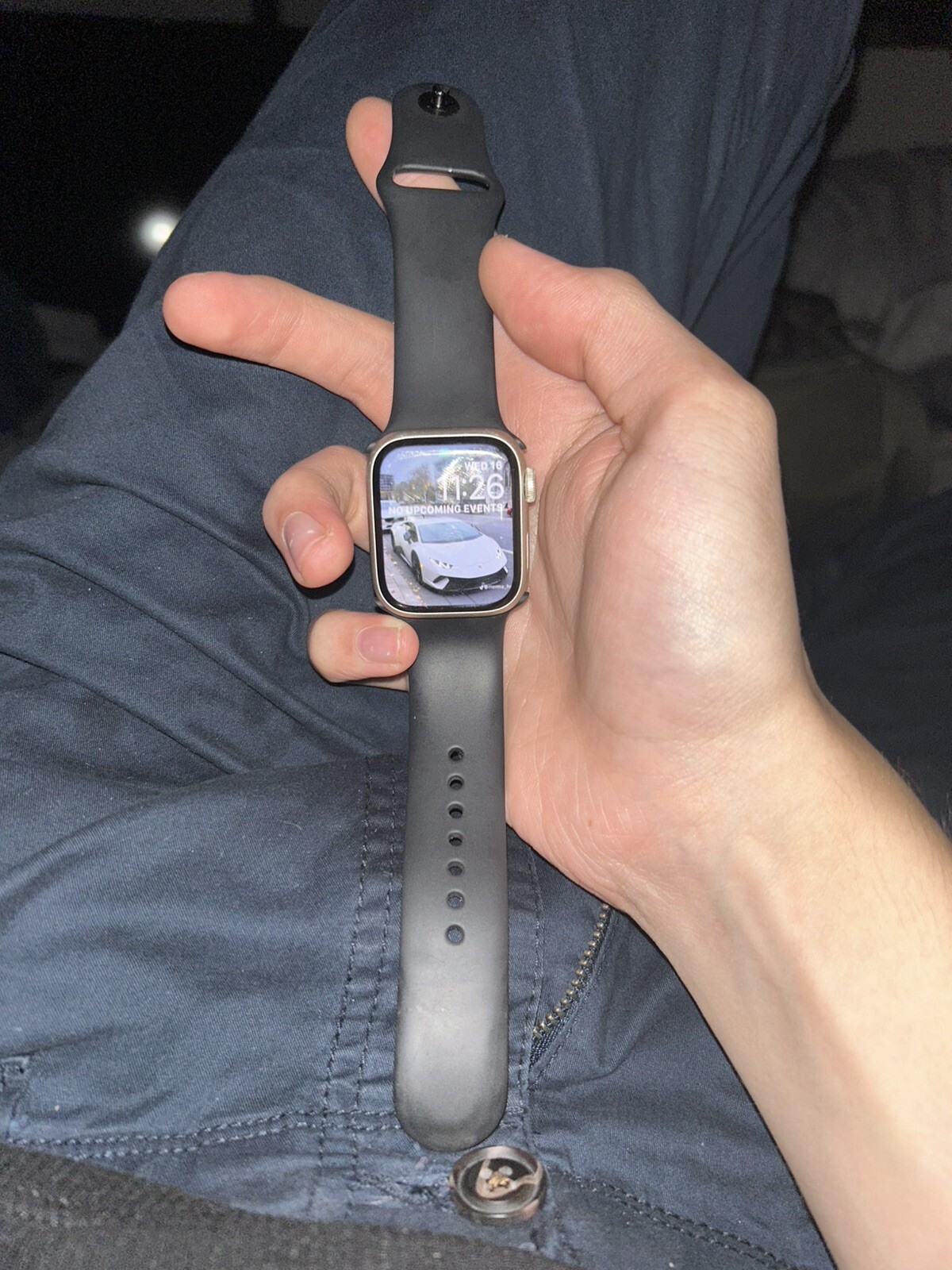 Apple Watch Series 7 41mm Aluminum Case with Sport Band – Starlight, Regular…