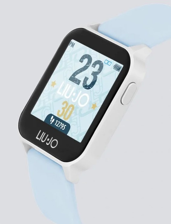 Men Women Liu Jo Rubber Smartwatch Watch Social Notifications Weather Steps Beats