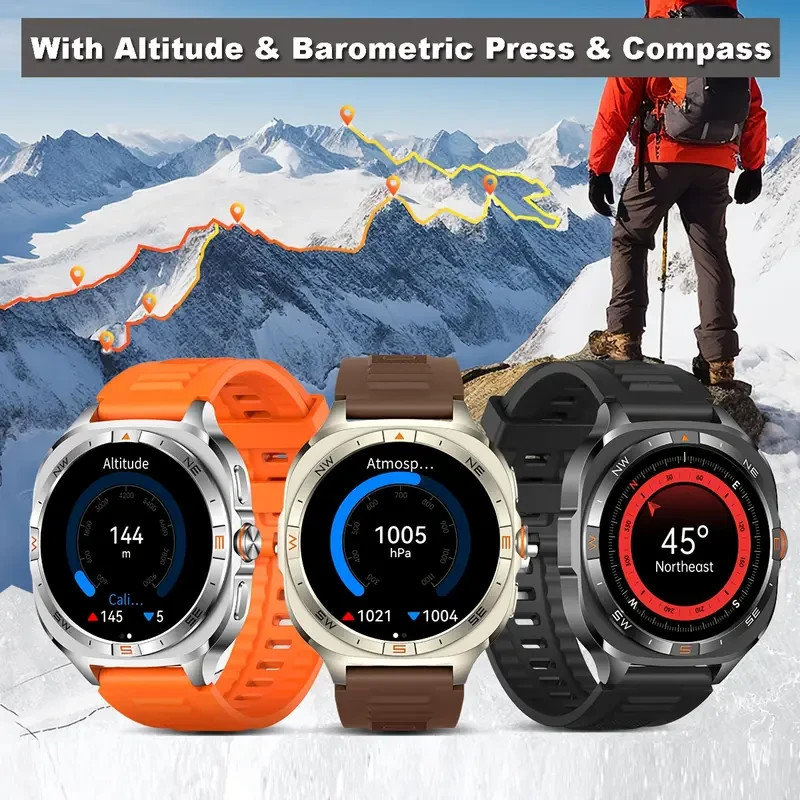 COIUSOR Smart Watch w/ GPS, Send Receive Calls, 100+ Sports Modes & Apps & More