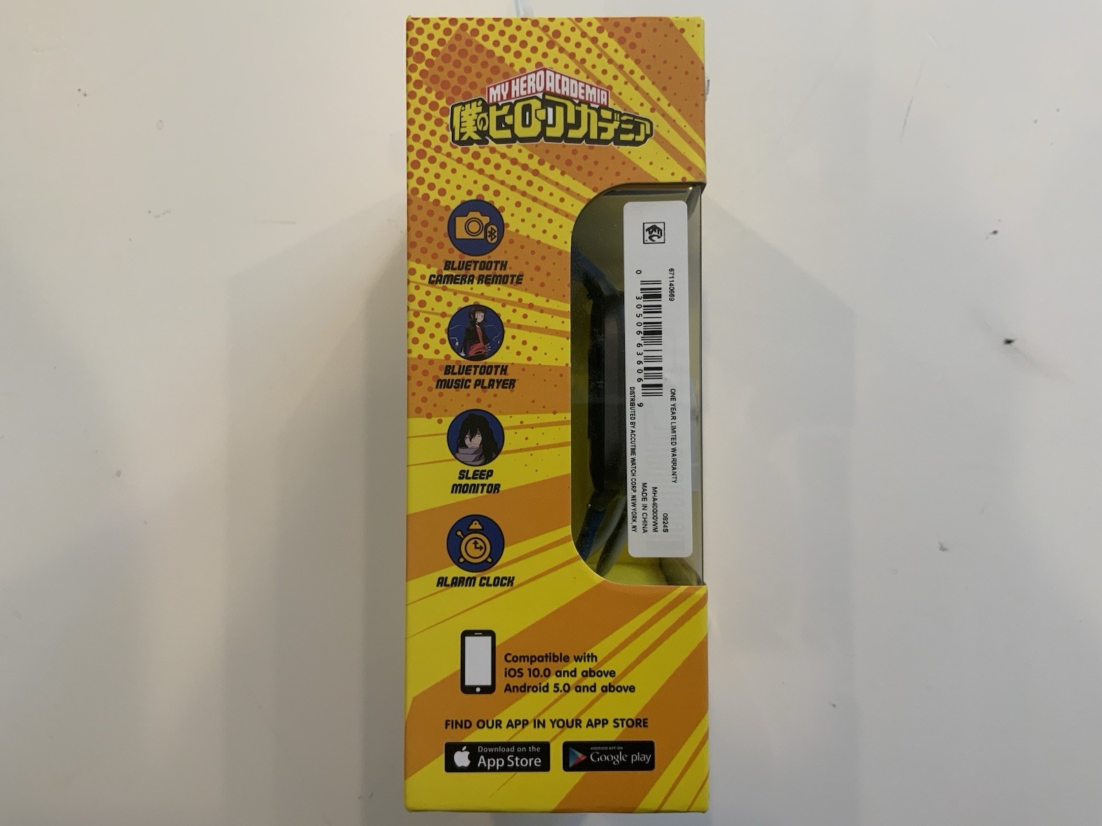 My Hero Academia Smartwatch W/ Bonus Strap Compatible Ios 10 Android 5 -NEW 🔥