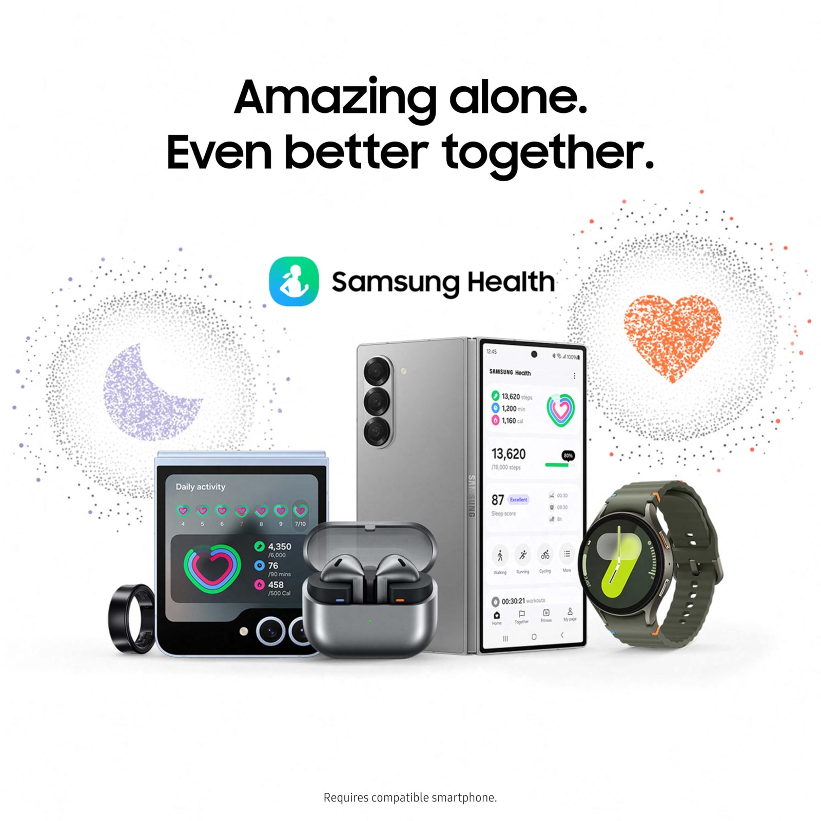 Samsung Galaxy Watch 7 44mm LTE AI Smartwatch w/Energy Score, Wellness Tips,
