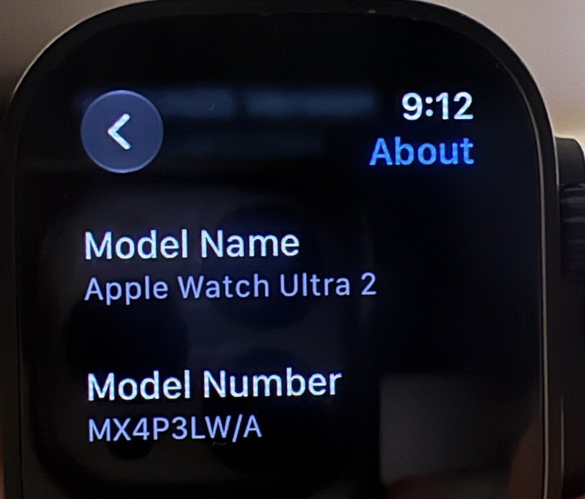 Apple Watch Ultra 2 GPS + Cellular 49mm Black Titanium Case Black Ocean Band