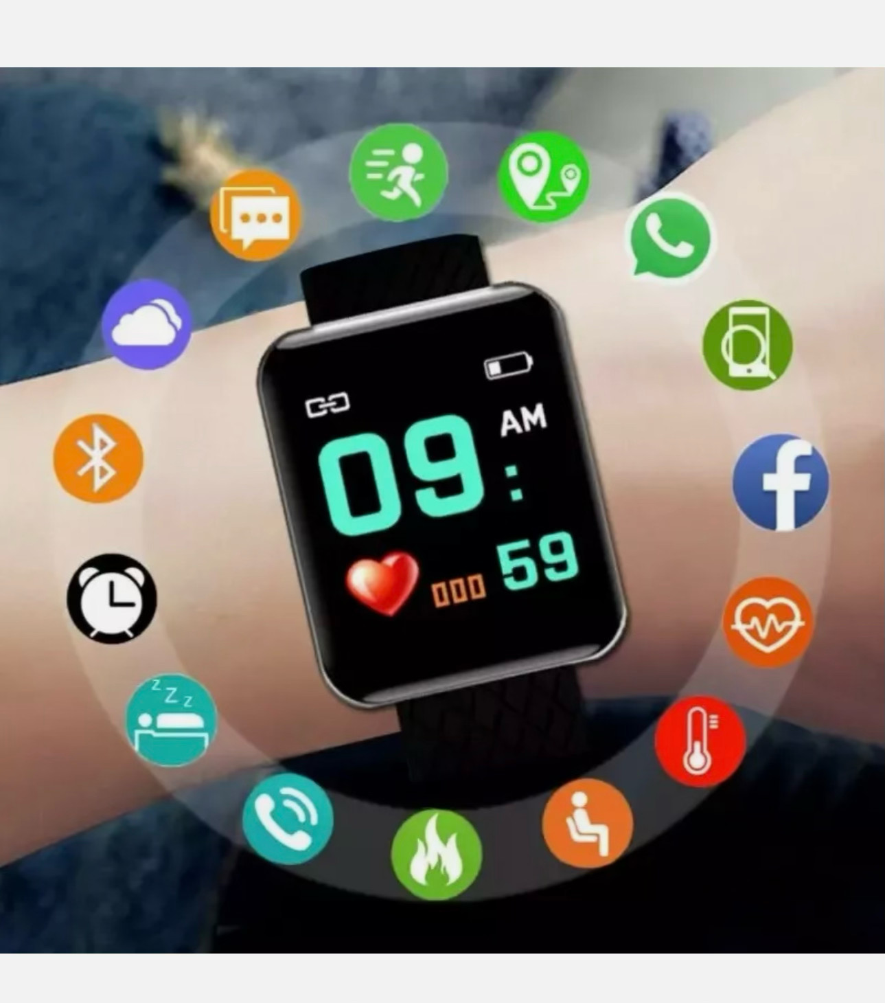Smart Watches Men/Women Waterproof Smartwatch Bluetooth for iPhone Samsung Gifts