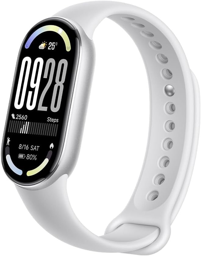 Mi Smart Band 10 Ceramic Edition – 1.72″ AMOLED & 21 Days Battery – Pearl White-