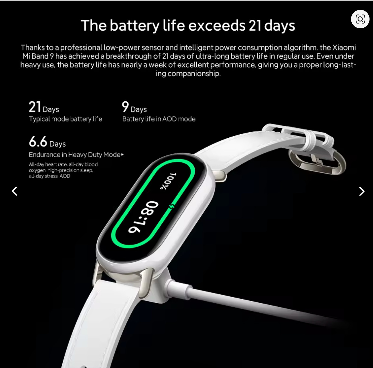 Xiaomi Mi Band 9 Global Black