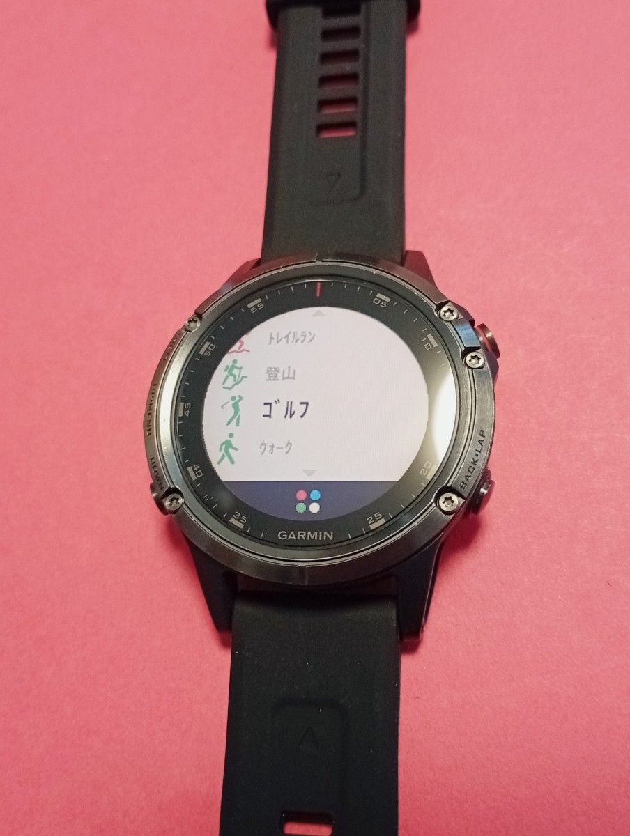 GARMIN fenix 5 Plus Sapphire 010-01988-78 Black GPS Watch Used