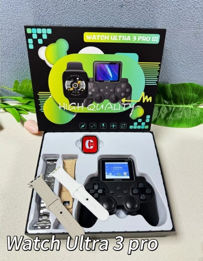 Watch Ultra3pro S10 Smart Watch with Bluetooth Calling,Comes with a Game Console