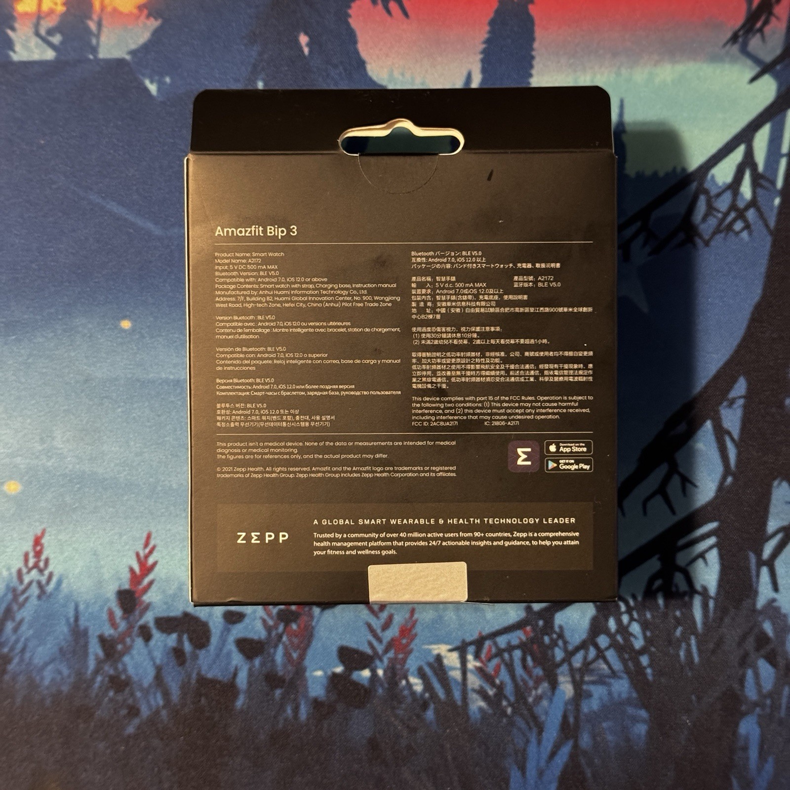 Amazfit Bip 3 Smartwatch Black