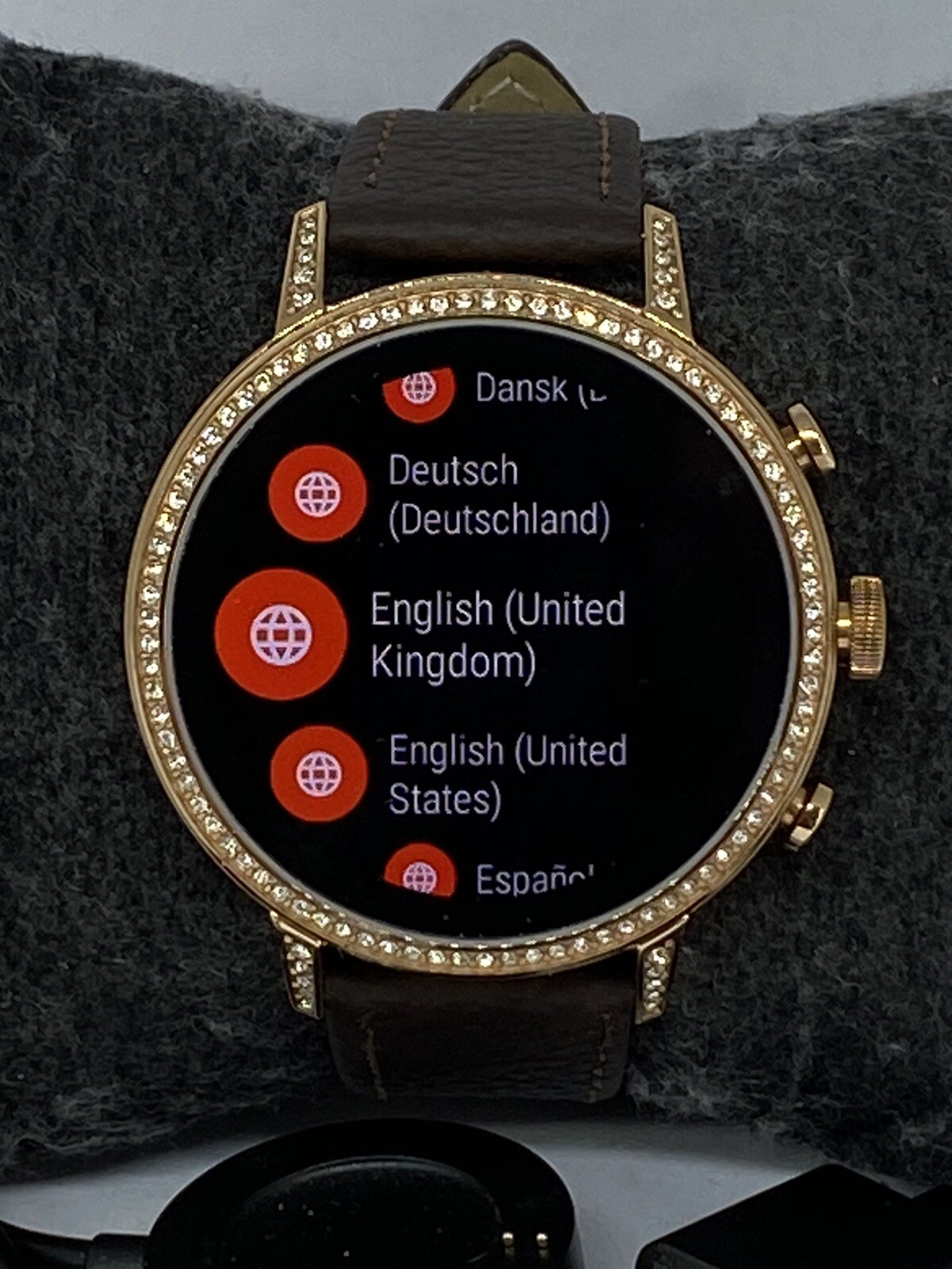 Fossil Gen 4 Authentic Digital Dial Smart Watch Custom Band FTW6011 CR142