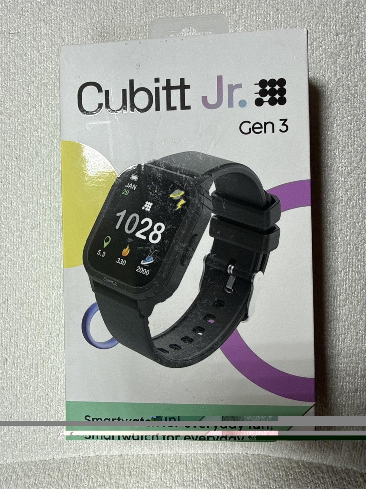 Cubitt Jr Smart Watch for Kids & Teens: Games, Step Counter, Sleep