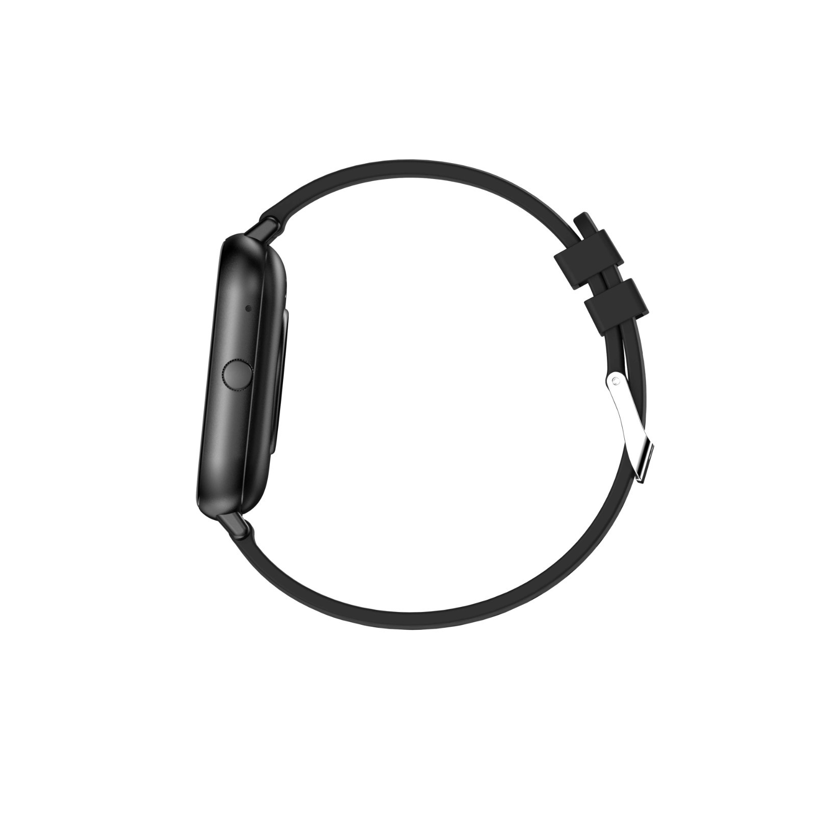 Black Alexa Smart Watch Fitness Bluetooth Call Watch for Android iPhone Samsung.