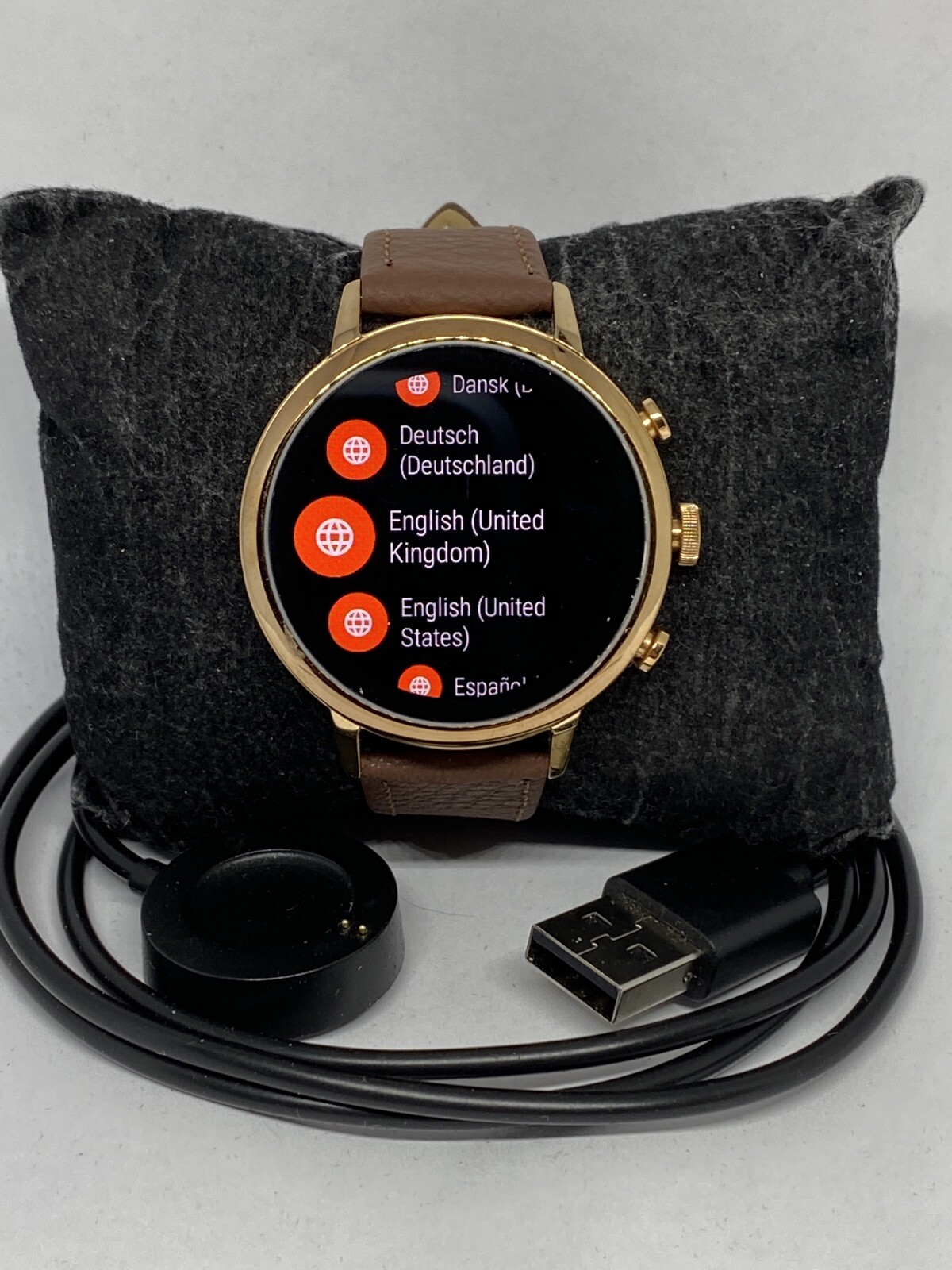 Fossil Gen 4 Authentic Digital Dial Smart Watch Custom Band FTW6016 LT343