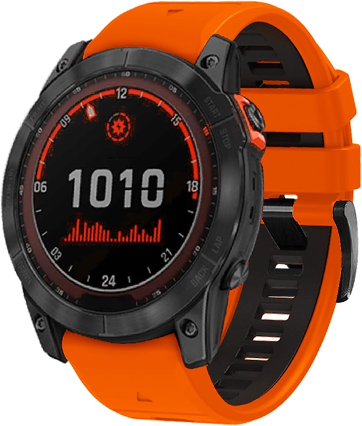 26mm Silicone Strap for Garmin Fenix 7X Sapphire Quick Release Replacement