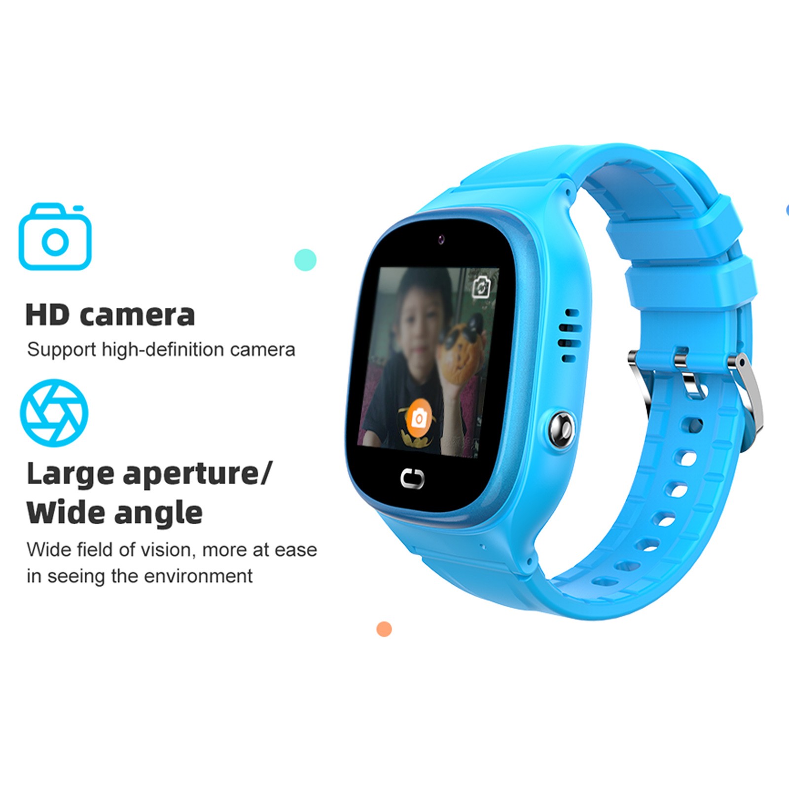 TD-45 2G Kids Smart Phone Watch Children Smartwatch SOS Call Voice Chat IP6 YCAG