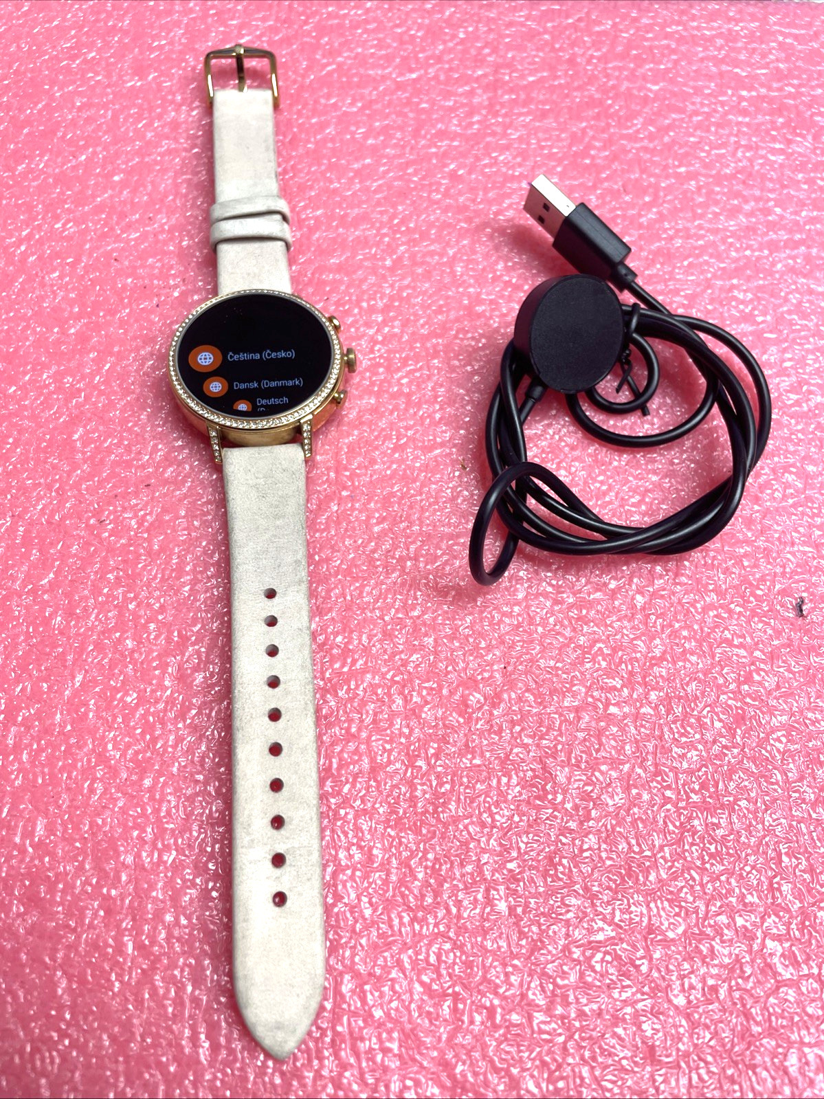 WORKING Fossil FTW6011 Women’s Gen 4 Q Venture HR Smartwatch