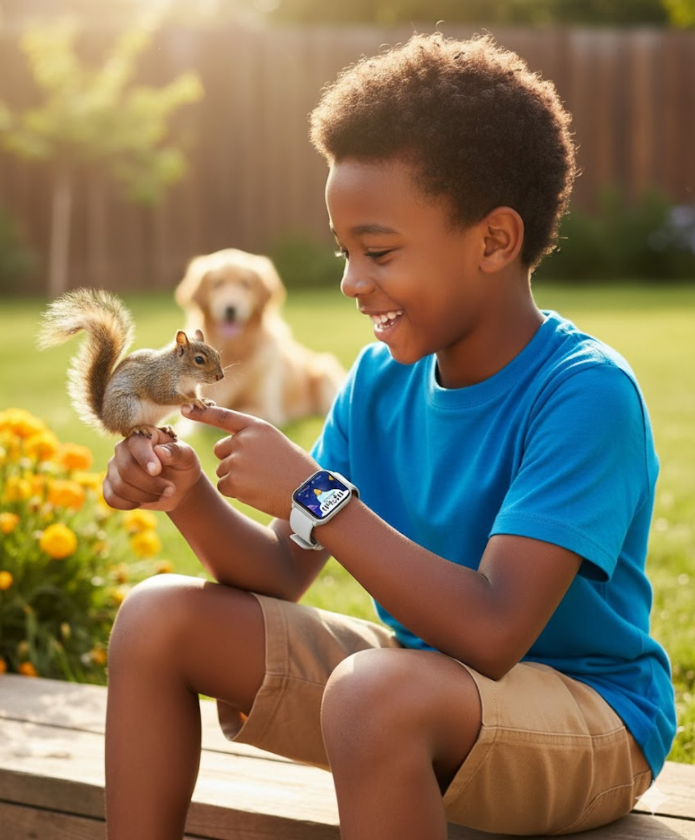 Kids Waterproof Smartwatch – Video Camera, Music Player, Pedometer & Alarm Clock